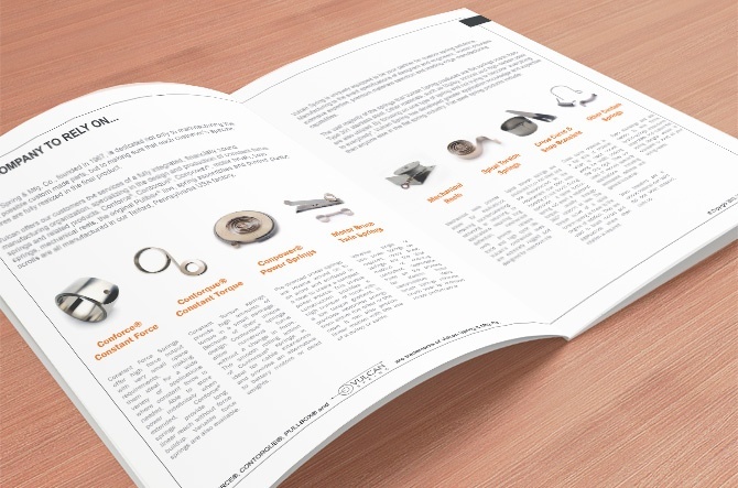 designing constant force springs catalog
