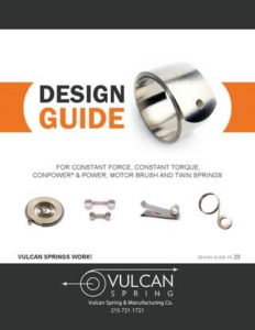 Steps to a Constant Force Spring Design | Vulcan Spring