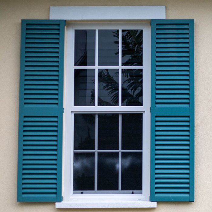 view of window from the outside